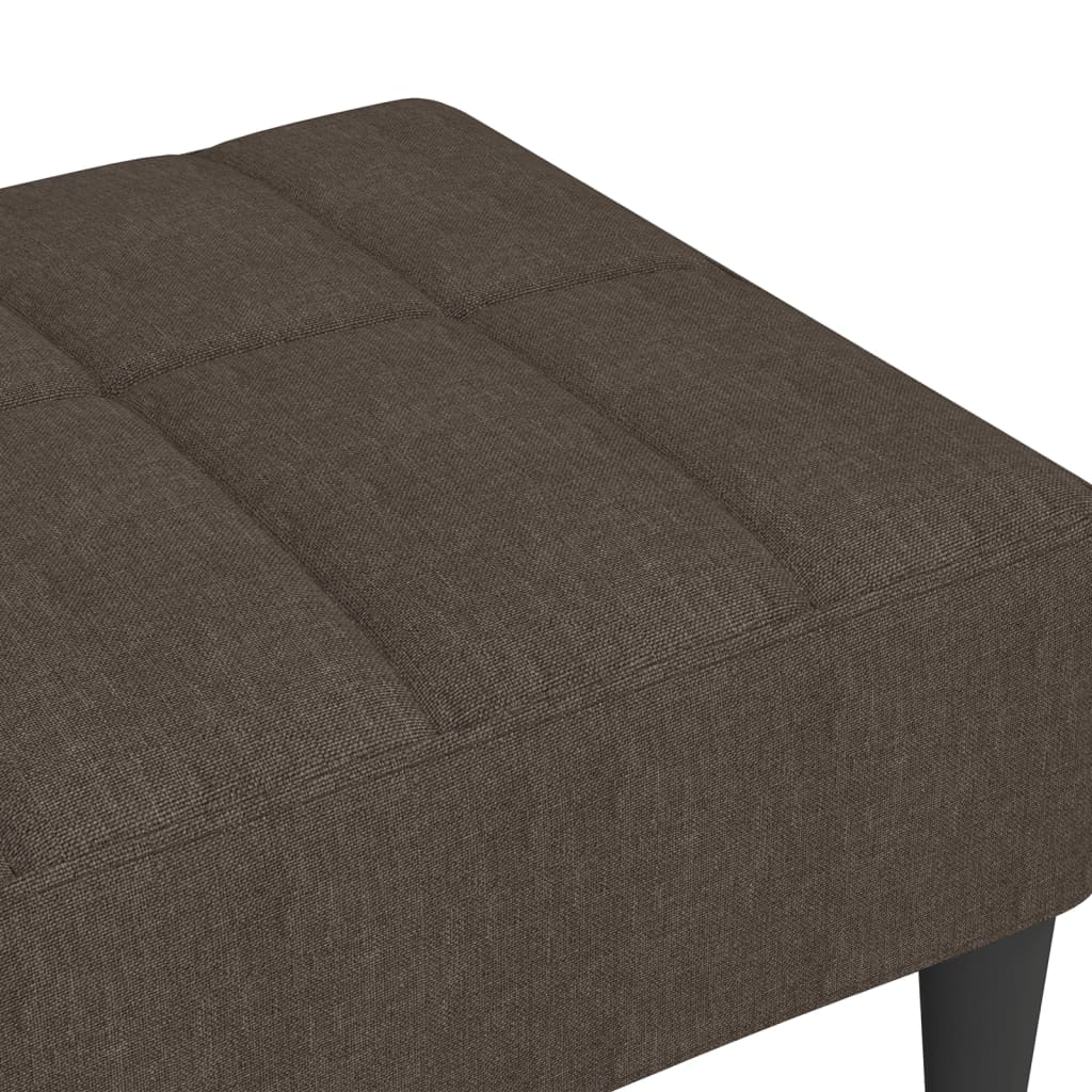 Υποπόδιο Καφέ 78 x 56 x 32 εκ. από Ύφασμα