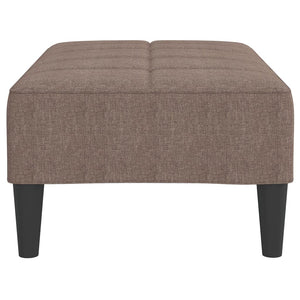 Υποπόδιο Taupe 78 x 56 x 32 εκ. από Ύφασμα