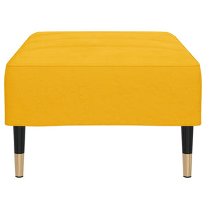 Υποπόδιο Κίτρινο 78 x 56 x 32 εκ. Βελούδινο - Pakobazaar