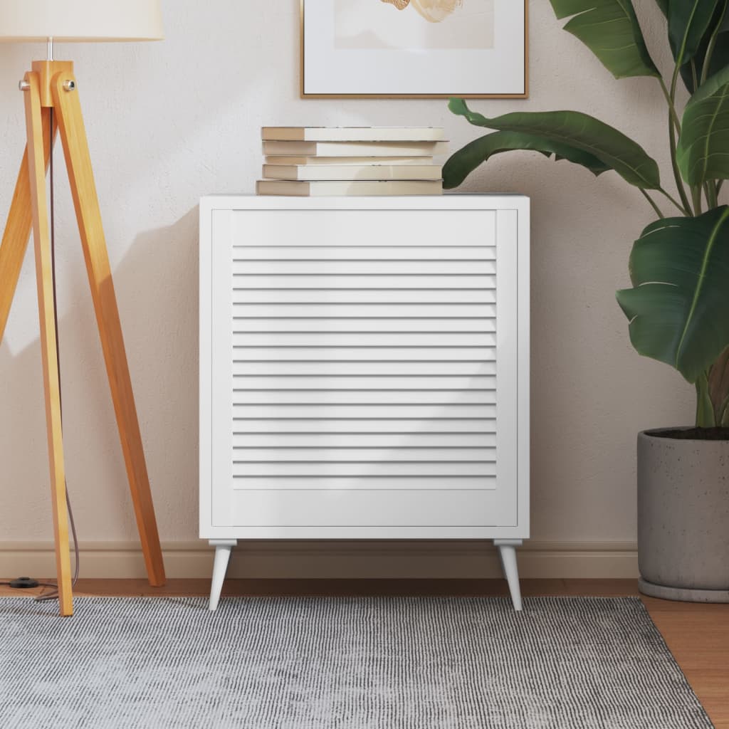 Πορτάκι με Περσίδες 61,5x59,4 εκ. από Μασίφ Ξύλο Πεύκου - PAKOBAZAAR