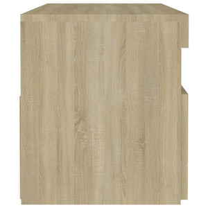Κομοδίνα με LED 2 τεμ. Sonoma Δρυς 60 x 35 x 40 εκ. - PAKOBAZAAR