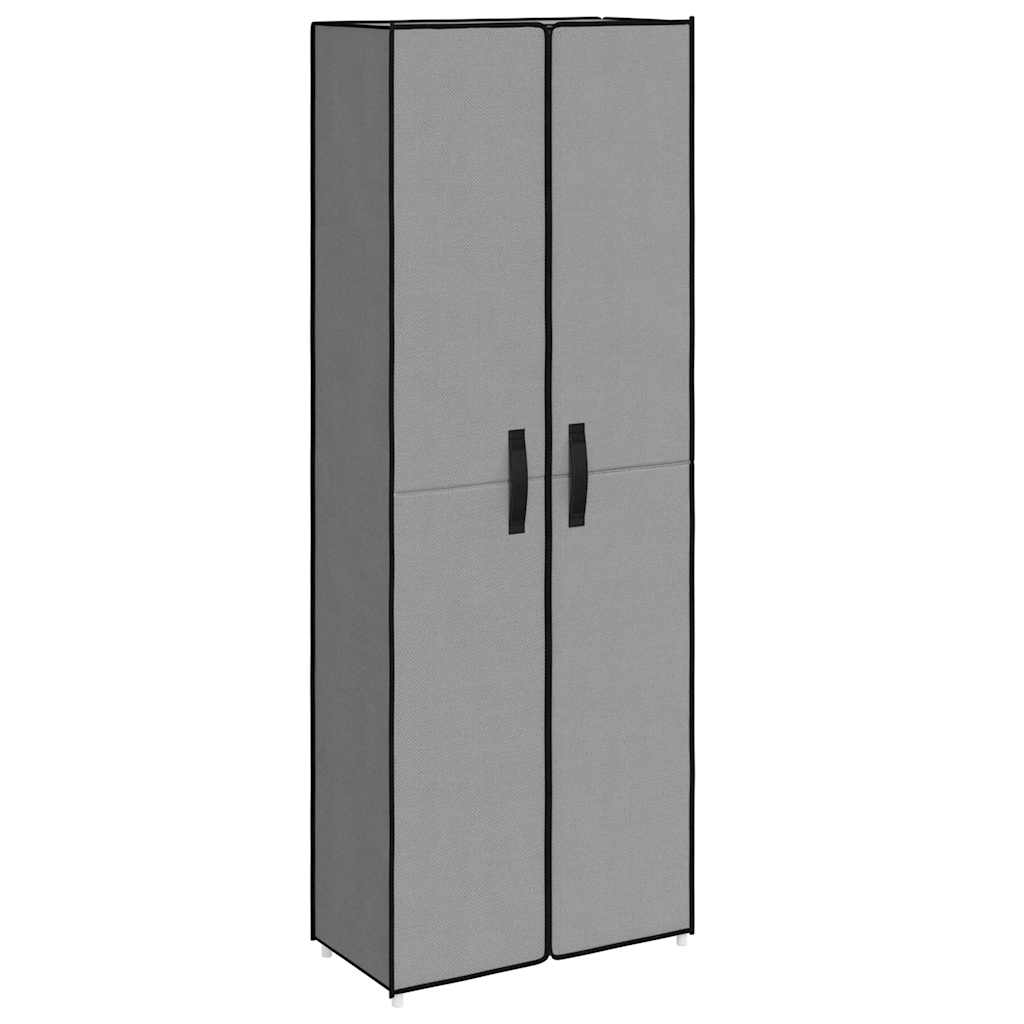 Παπουτσοθήκη Γκρι 60 x 30 x 166 εκ. Υφασμάτινη