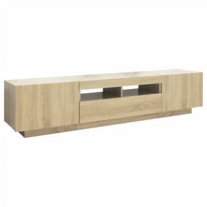 Έπιπλο Τηλεόρασης με LED Sonoma Δρυς 180 x 35 x 40 εκ. - PAKOBAZAAR