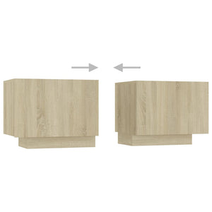 Έπιπλο Τηλεόρασης με LED Sonoma Δρυς 200 x 35 x 40 εκ. - PAKOBAZAAR