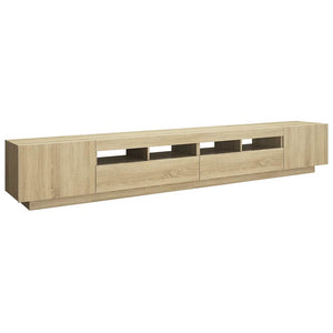 Έπιπλο Τηλεόρασης με LED Sonoma Δρυς 260 x 35 x 40 εκ. - PAKOBAZAAR