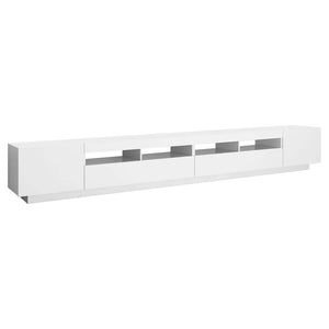 Έπιπλο Τηλεόρασης με LED Λευκό 300 x 35 x 40 εκ. - PAKOBAZAAR