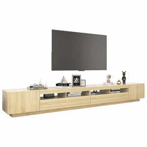 Έπιπλο Τηλεόρασης με LED Sonoma Δρυς 300 x 35 x 40 εκ. - PAKOBAZAAR