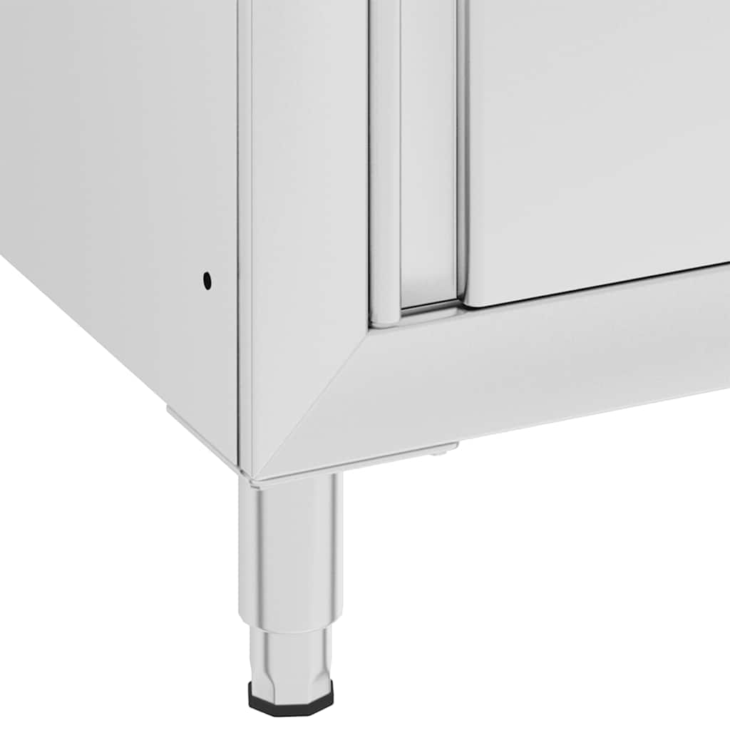 Ντουλάπια Κουζίνας 2 τεμ. από Ανοξείδωτο Ατσάλι - Pakobazaar