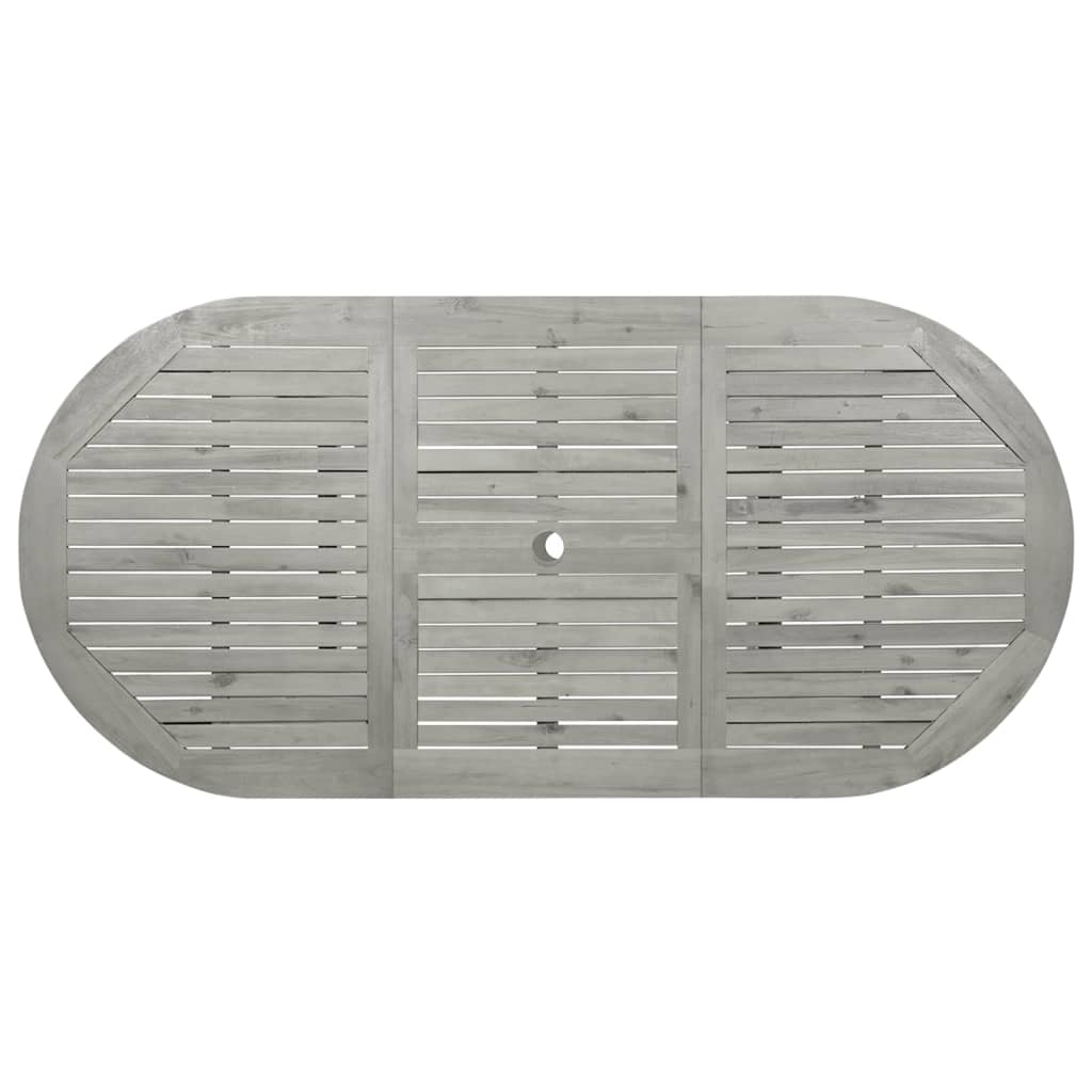 Τραπεζαρία Κήπου (120-170) x 80 x 75 εκ. από Μασίφ Ξύλο Ακακίας