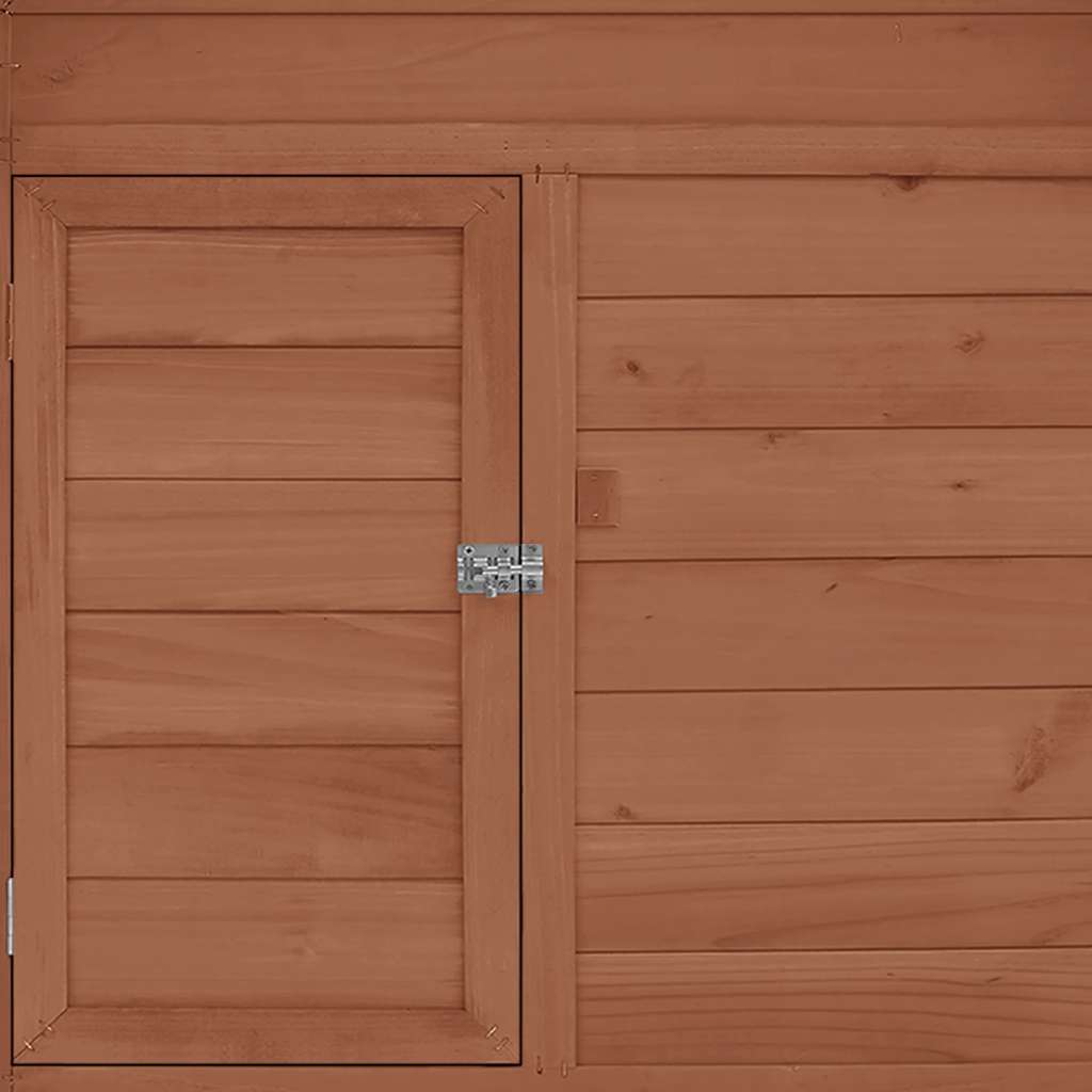 Κοτέτσι Μόκα & Λευκό 150 x 96 x 110 εκ. από Μασίφ Ξύλο Ελάτης - PAKOBAZAAR