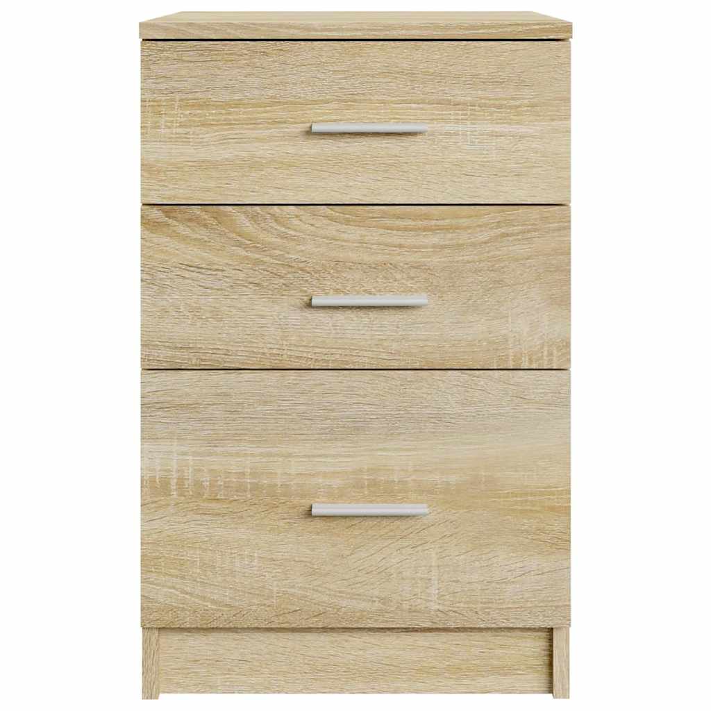 Κομοδίνο Sonoma Δρυς 40 x 40 x 63 εκ. από Επεξεργασμένο Ξύλο