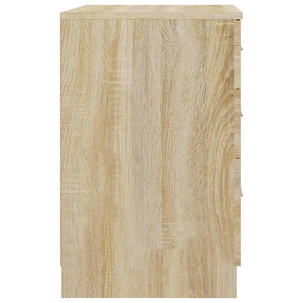 Κομοδίνο Sonoma Δρυς 40 x 40 x 63 εκ. από Επεξεργασμένο Ξύλο