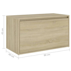 Έπιπλο Χολ / Εισόδου Sonoma Δρυς 80 x 40 x 45 εκ. Επεξ. Ξύλο