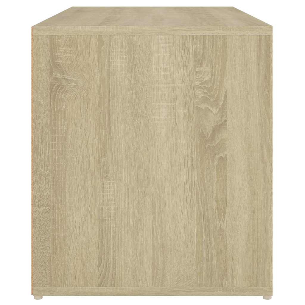 Έπιπλο Χολ / Εισόδου Λευκό/Sonoma Δρυς 80x40x45 εκ. Μοριοσανίδα
