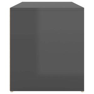Έπιπλο Χολ / Εισόδου Γυαλιστ. Γκρι 80x40x45εκ. από Μοριοσανίδα