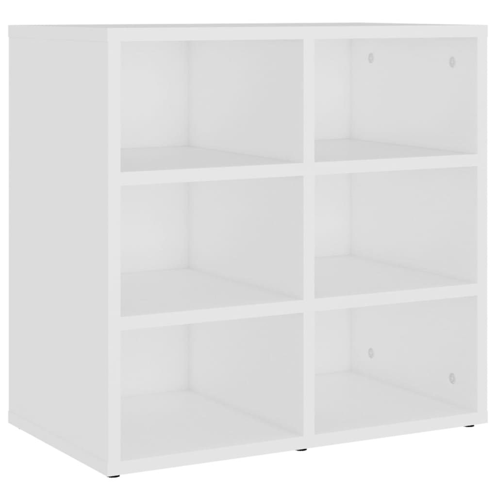 Παπουτσοθήκες 2 τεμ. Λευκές 52,5 x 30 x 50 εκ.