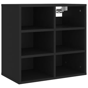 Παπουτσοθήκη Μαύρη 52,5 x 30 x 50 εκ.