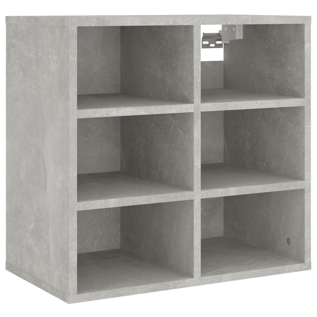 Παπουτσοθήκη Γκρι σκυροδέματος 52,5 x 30 x 50 εκ.