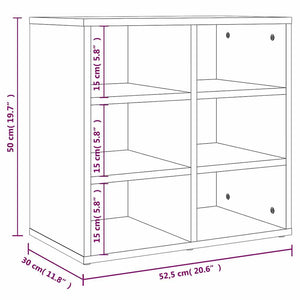 Παπουτσοθήκες 2 τεμ. Γκρι σκυροδέματος 52,5 x 30 x 50 εκ.
