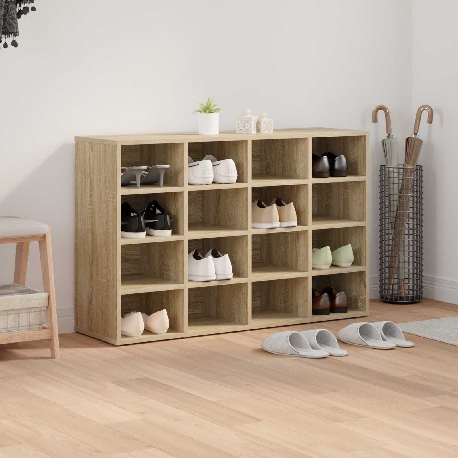 Ντουλάπα Παπουτσιών με ράφι Δρύς Sonoma 103 x 30 x 67 εκ. - Pakobazaar