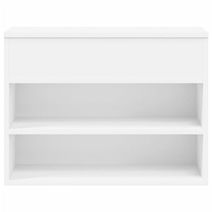 Παπουτσοθήκη Λευκή 60 x 30 x 45 εκ. από Επεξ. Ξύλο - Pakobazaar