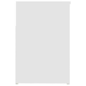 Παπουτσοθήκη Λευκή 80 x 30 x 45 εκ. από Επεξ. Ξύλο - Pakobazaar