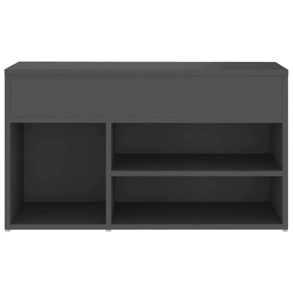 Παπουτσοθήκη Γκρι 80 x 30 x 45 εκ. από Μοριοσανίδα