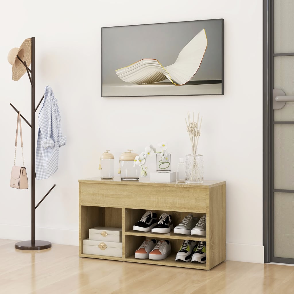 Παπουτσοθήκη Sonoma Δρυς 80 x 30 x 45 εκ. από Επεξ. Ξύλο - Pakobazaar