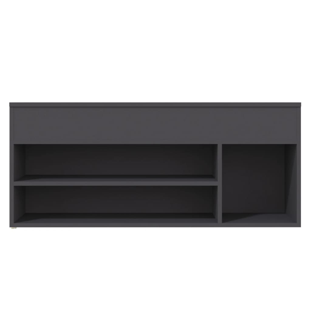 Παπουτσοθήκη Γκρι 105 x 30 x 45 εκ. από Μοριοσανίδα
