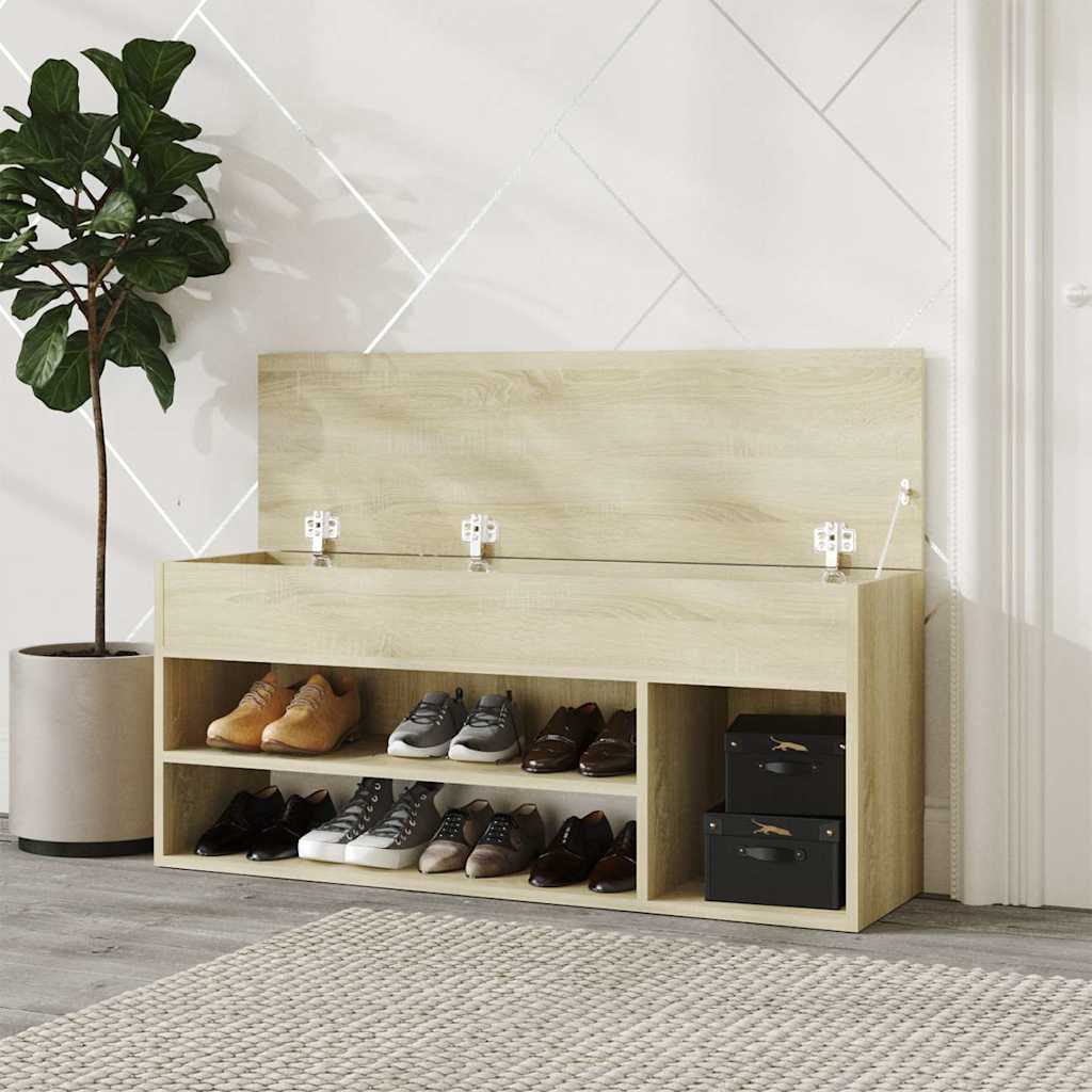 Παπουτσοθήκη Sonoma Δρυς 105 x 30 x 45 εκ. Επεξ. Ξύλο