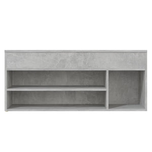 Παπουτσοθήκη Γκρι Σκυρ. 105 x 30 x 45 εκ. από Επεξ. Ξύλο