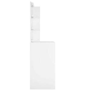 Μπουντουάρ με LED Λευκό 60x40x140 εκ. - Pakobazaar
