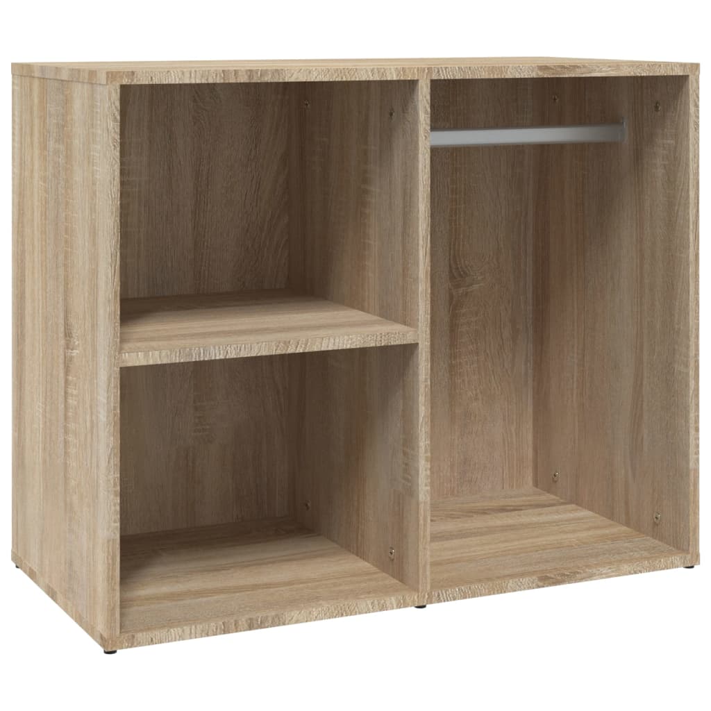 Ντουλάπι Γυαλιστερό Sonoma Δρυς 80x40x65εκ.Επεξεργασμένο Ξύλο - Pakobazaar