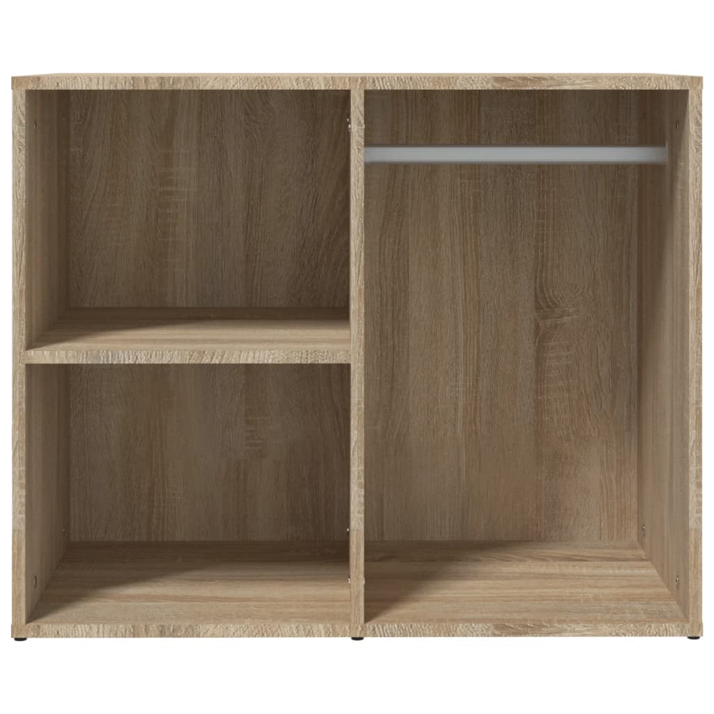 Ντουλάπι Γυαλιστερό Sonoma Δρυς 80x40x65εκ.Επεξεργασμένο Ξύλο - Pakobazaar