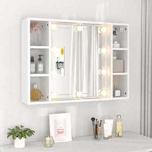 Έπιπλο Καθρέπτη με LED Λευκό 76 x 15 x 55 εκ. - Pakobazaar