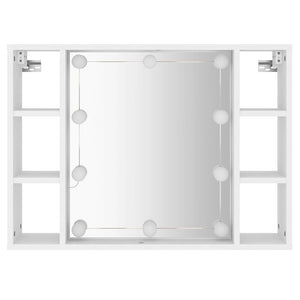 Έπιπλο Καθρέπτη με LED Λευκό 76 x 15 x 55 εκ. - Pakobazaar