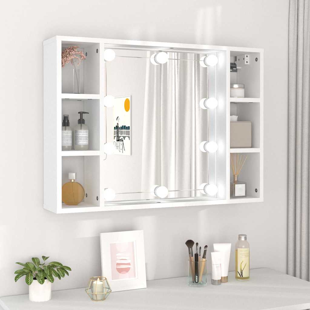 Έπιπλο Καθρέπτη με LED Λευκό 76 x 15 x 55 εκ. - Pakobazaar