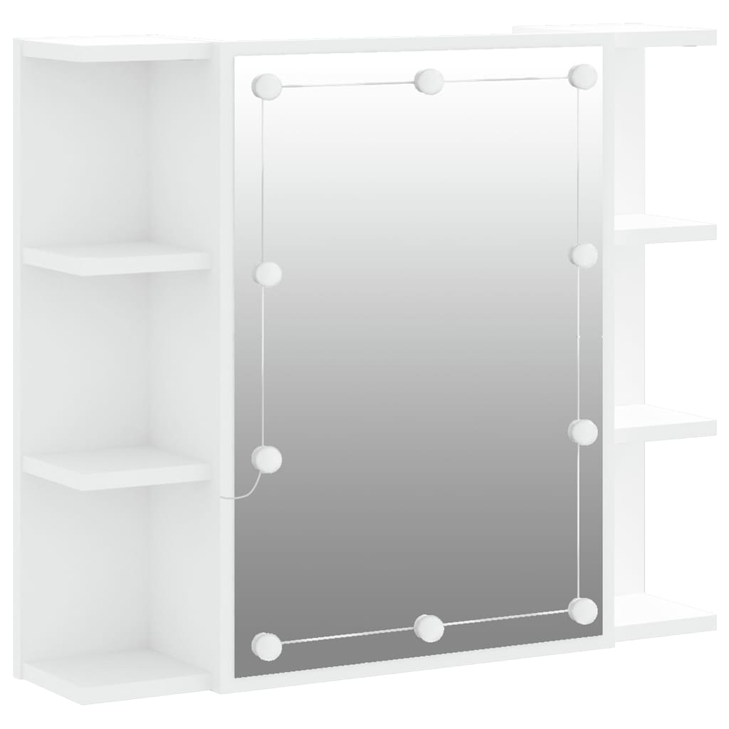 Έπιπλο Καθρέπτη με LED Λευκό 70 x 16,5 x 60 εκ. - Pakobazaar