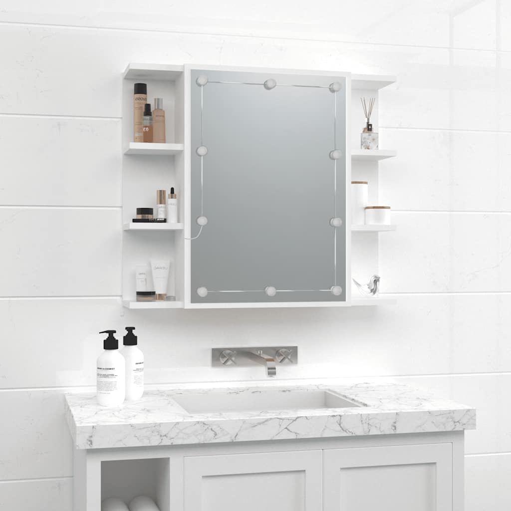 Έπιπλο Καθρέπτη με LED Λευκό 70 x 16,5 x 60 εκ. - Pakobazaar