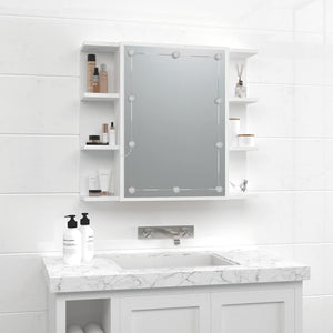Έπιπλο Καθρέπτη με LED Λευκό 70 x 16,5 x 60 εκ. - Pakobazaar
