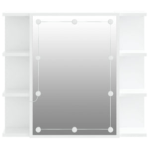 Έπιπλο Καθρέπτη με LED Λευκό 70 x 16,5 x 60 εκ. - Pakobazaar