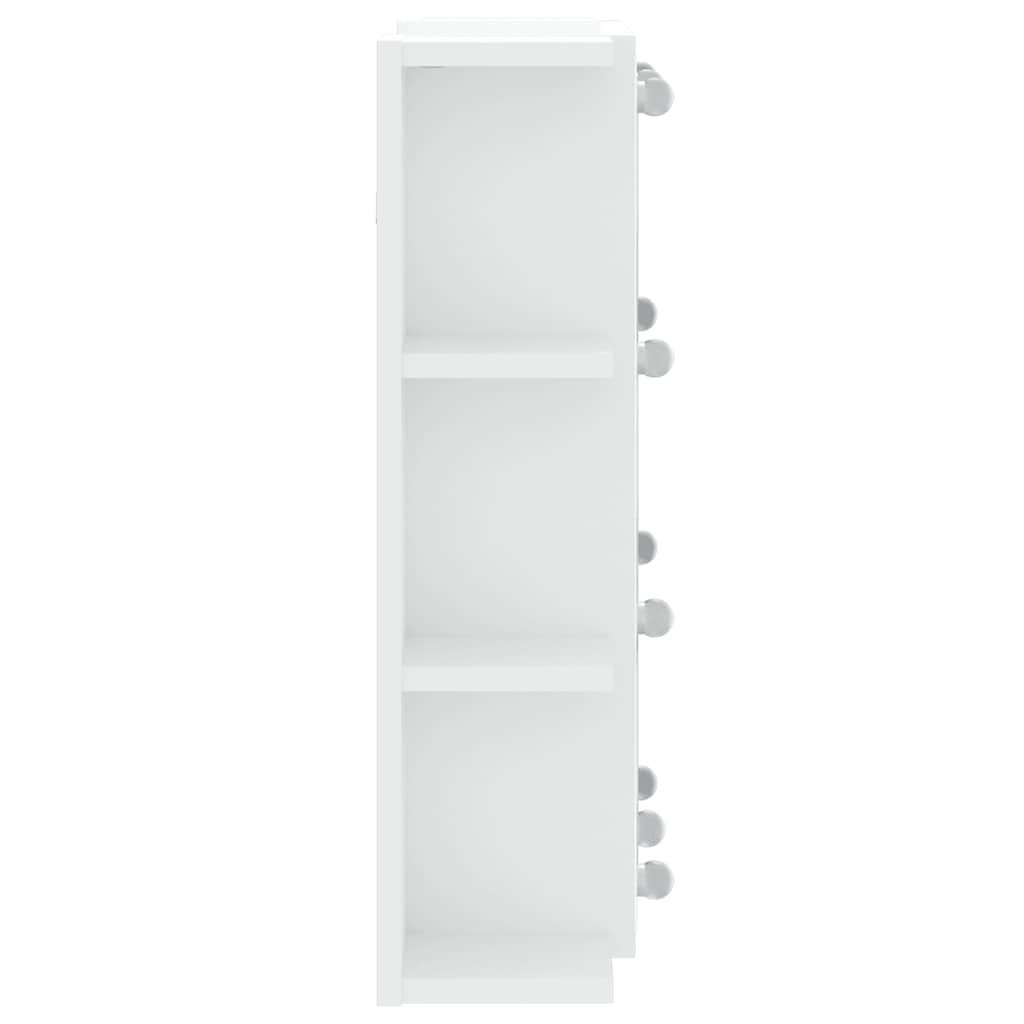 Έπιπλο Καθρέπτη με LED Λευκό 70 x 16,5 x 60 εκ. - Pakobazaar