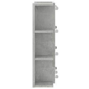 Έπιπλο Καθρέπτη με LED Γκρι Σκυροδέματος 70x16,5x60 εκ. - Pakobazaar