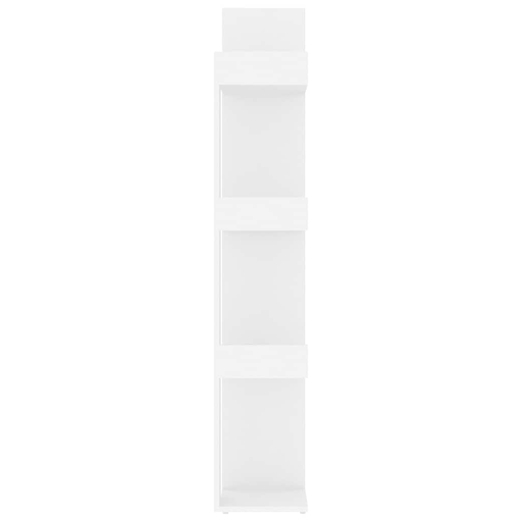 Βιβλιοθήκη Λευκή 86 x 25,5 x 140 εκ. από Επεξ. Ξύλο