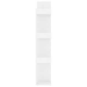 Βιβλιοθήκη Λευκή 86 x 25,5 x 140 εκ. από Επεξ. Ξύλο