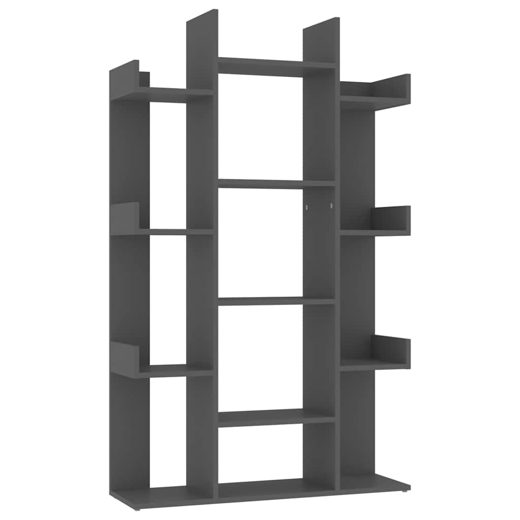 Βιβλιοθήκη Γκρι 86 x 25,5 x 140 εκ. από Μοριοσανίδα