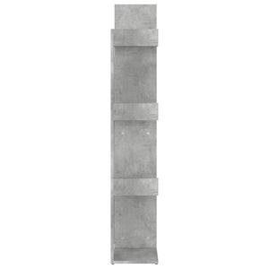 Βιβλιοθήκη Γκρι Σκυροδέματος 48 x 25,5 x 140 εκ από Επεξ. Ξύλο - Pakobazaar