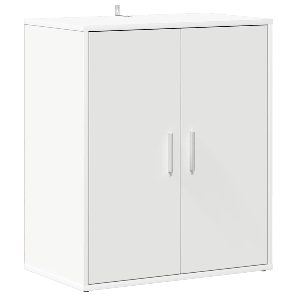 Παπουτσοθήκη Λευκή 60 x 35 x 70 εκ. από Επεξ. Ξύλο - Pakobazaar