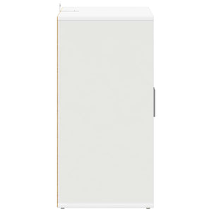 Παπουτσοθήκη Λευκή 60 x 35 x 70 εκ. από Επεξ. Ξύλο - Pakobazaar