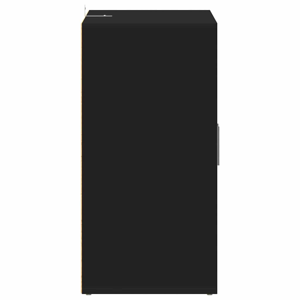 Παπουτσοθήκη Μαύρη 60 x 35 x 70 εκ. από Επεξ. Ξύλο - Pakobazaar